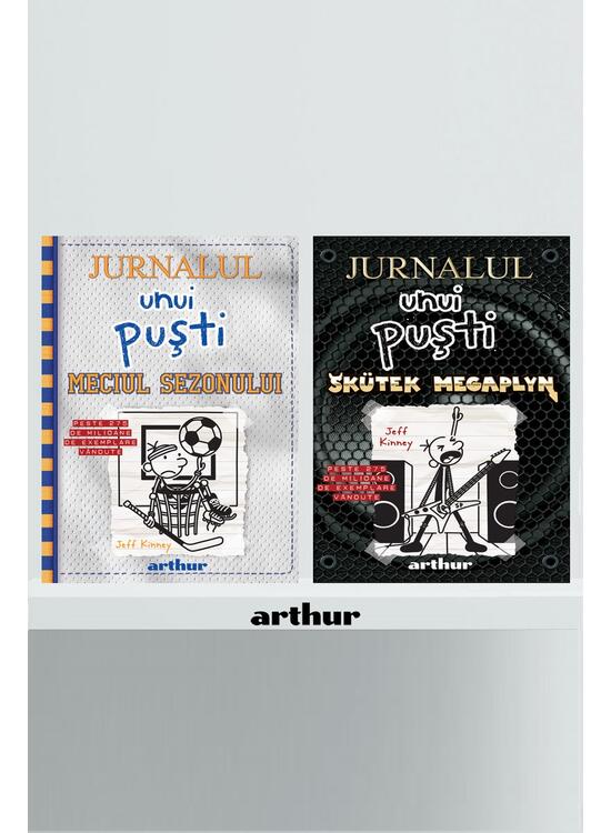 Pachet Jurnalul unui Puști  volumele 16-17 (Meciul sezonului, Skütek Megaplyn) - gallery big 1