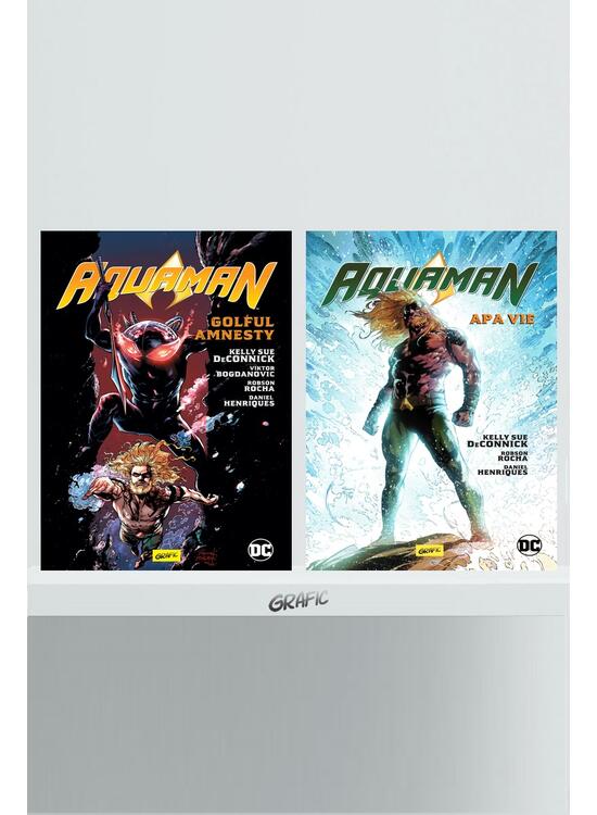 Pachet Aquaman 2 vol (Apa vie, Golful Amnesty) - gallery big 1