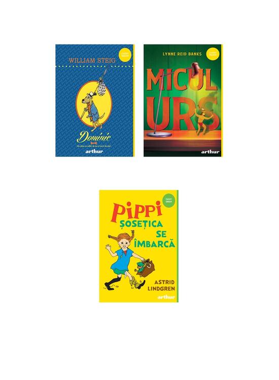Pachet școlar clasa a III-a (Pippi Șosetica se îmbarcă, Dominic, Micul urs) - gallery big 5