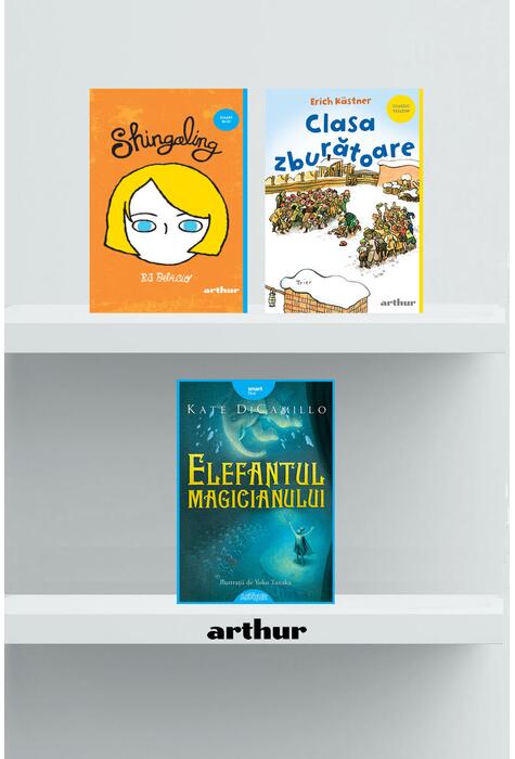 Pachet lecturi pentru 11 ani (Shingaling, Elefantul magicianului, Clasa zburătoare)