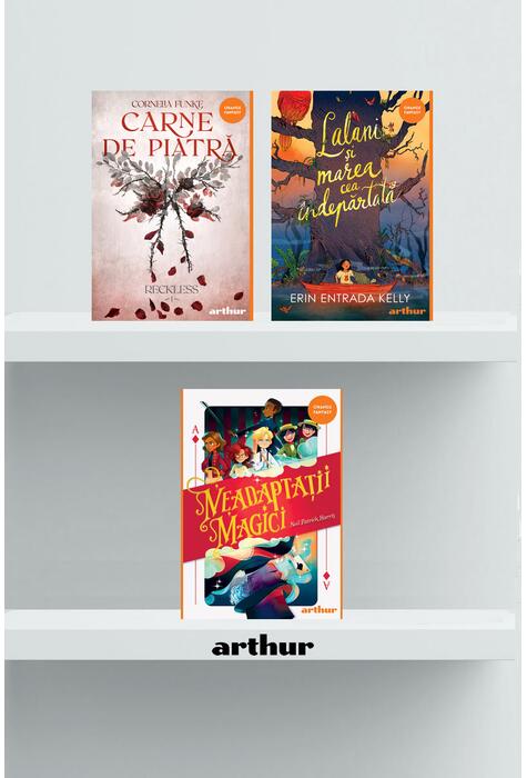 Pachet Orange Fantasy ( Neadaptații magici, Reckless, Lalani și marea cea îndepărtată)