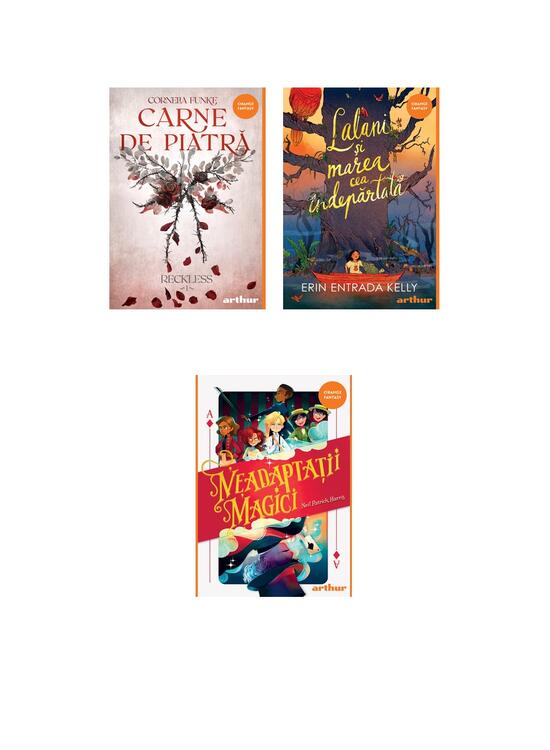 Pachet Orange Fantasy ( Neadaptații magici, Reckless, Lalani și marea cea îndepărtată) - gallery big 5