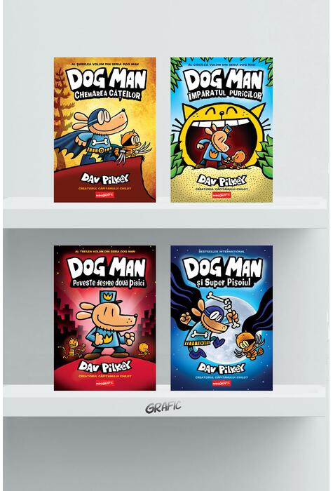 Pachet Dog Man (volumele 3-6)