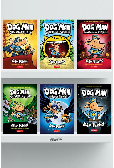 Pachet Dog Man (6 volume)