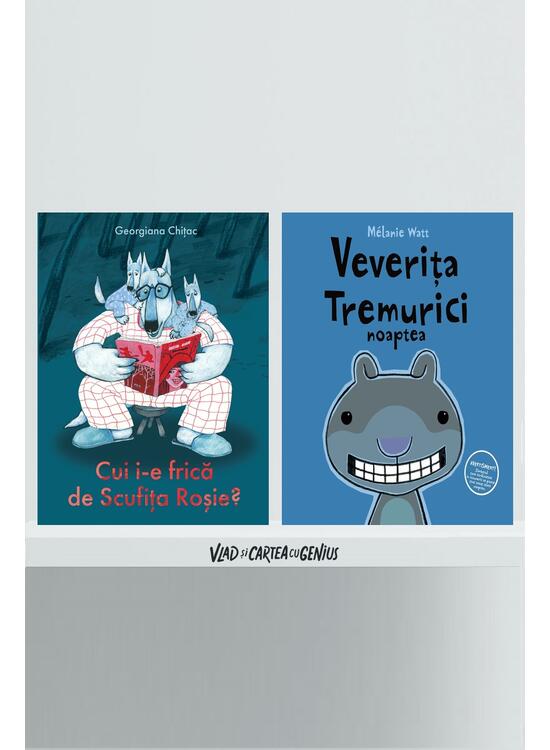 Pachet educativ depășirea fricilor (Cui i-e frică de Scufița Roșie?, Veverița Tremurici noaptea) - gallery big 1