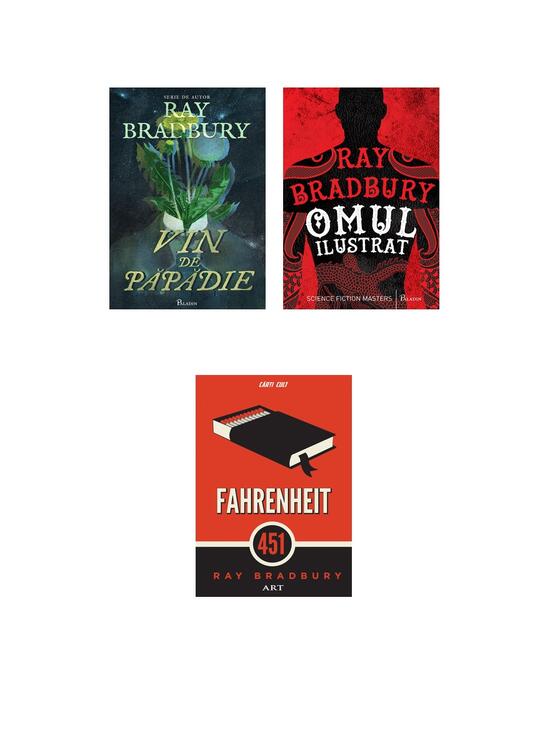 Pachet Bradbury  (Fahrenheit 451, Omul ilustrat, Vin de păpădie) - gallery big 5