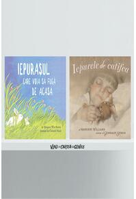 Pachet educativ cărți cu iepurași (Iepurele de catifea,  Iepurașul care voia să fugă de acasă)
