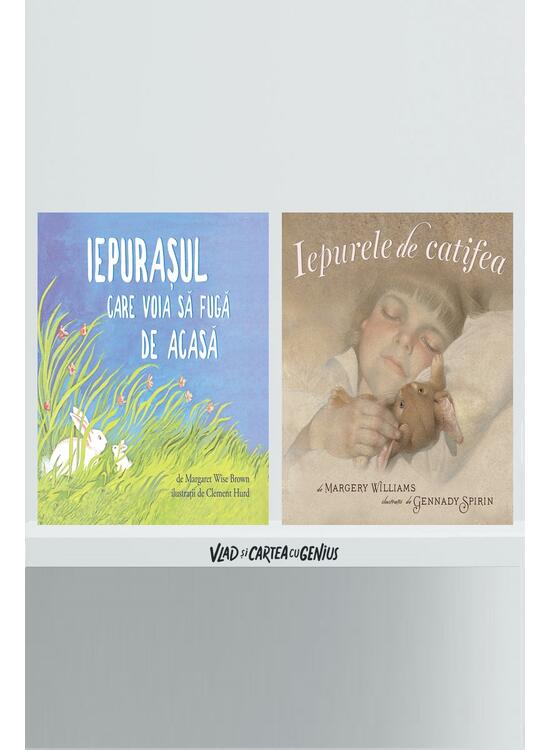 Pachet educativ cărți cu iepurași (Iepurele de catifea,  Iepurașul care voia să fugă de acasă) - gallery big 1