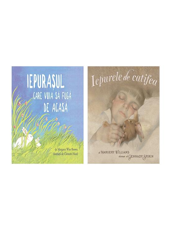 Pachet educativ cărți cu iepurași (Iepurele de catifea,  Iepurașul care voia să fugă de acasă) - gallery big 5