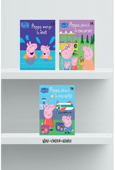Pachet educativ Aventuri cu Peppa Pig ( 3 volume)