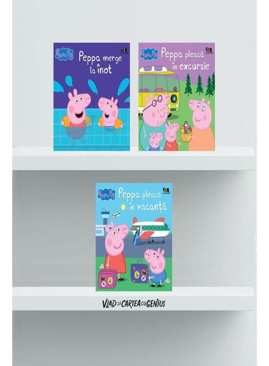 Pachet educativ Aventuri cu Peppa Pig ( 3 volume) - gallery big 1