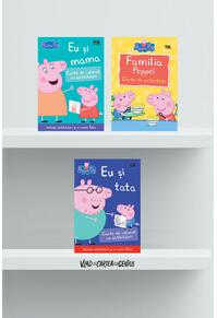 Pachet educativ Peppa Pig în familie ( 3 volume)