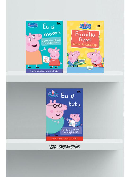 Pachet educativ Peppa Pig în familie ( 3 volume) - gallery big 1