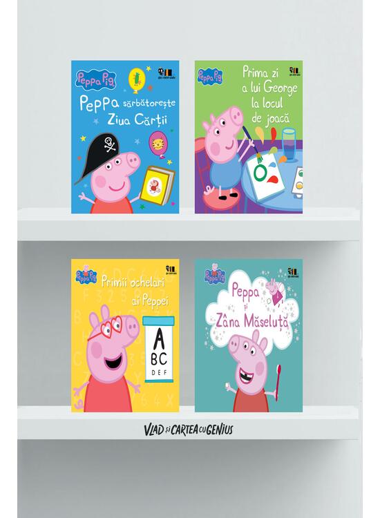 Pachet educativ Primele experiențe cu Peppa Pig ( 4 volume) - gallery big 1