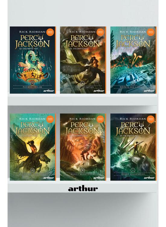 Pachet Percy Jackson și Olimpienii (volumele 1-6, hardcover) - gallery big 1