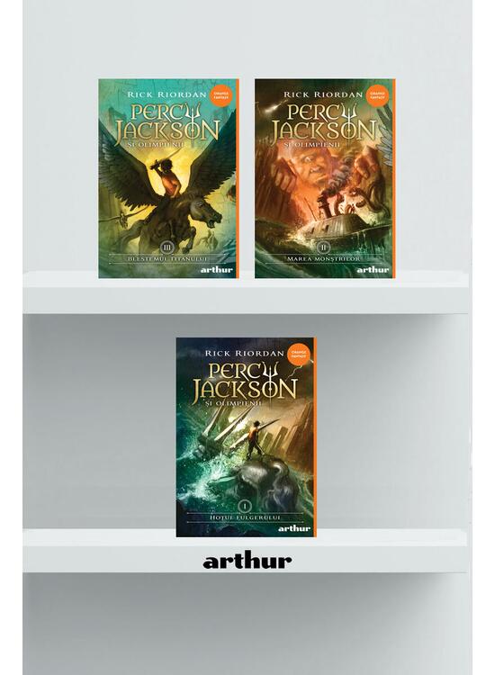 Pachet Percy Jackson și Olimpienii (volumele 1-3, hardcover) - gallery big 1