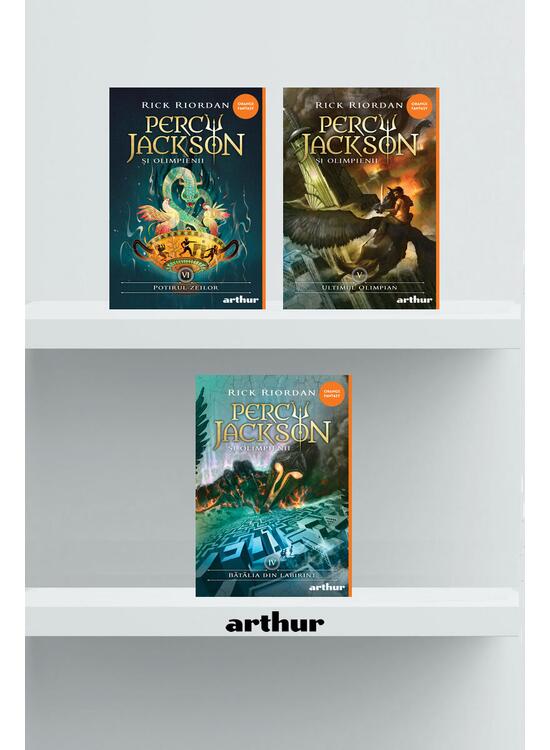 Pachet Percy Jackson și Olimpienii (volumele 4-6, hardcover) - gallery big 1