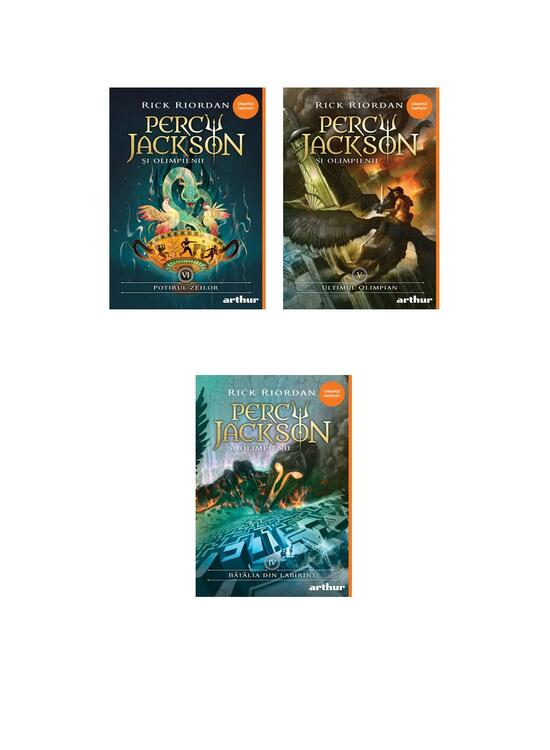 Pachet Percy Jackson și Olimpienii (volumele 4-6, hardcover) - gallery big 5