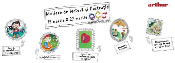 Ateliere de lectură și ilustrație cu autorii Arthur la Opera Comică pentru Copii