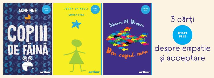 3 cărți Smart Blue despre empatie și acceptare