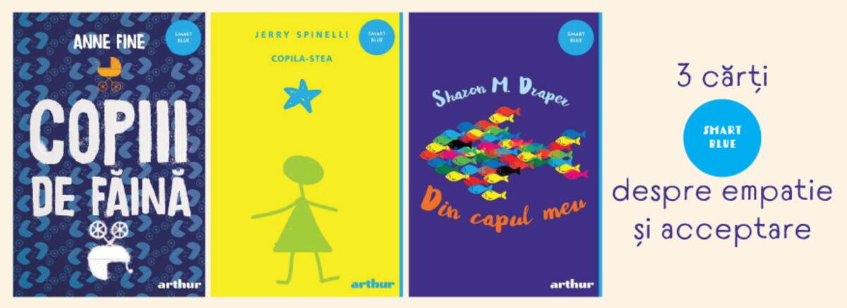 3 cărți Smart Blue despre empatie și acceptare