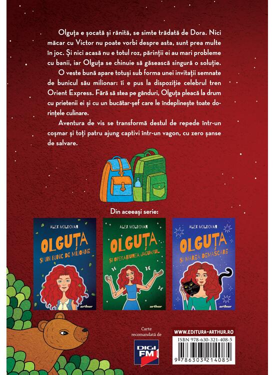 Olguța și aventura din Orient Express. Carte cu autograf - gallery big 2
