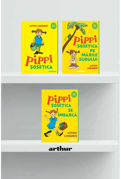 Pachet  Pippi Șosețica (3 volume)