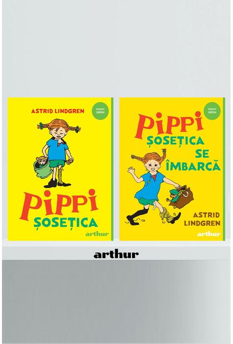 Pachet  Pippi Șosețica (2 volume)