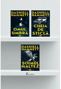 Pachet Dashiell Hammett (Omul umbră, Cheia de sticlă, Șoimul maltez)