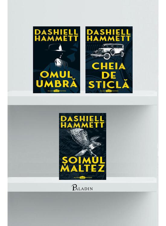 Pachet Dashiell Hammett (Omul umbră, Cheia de sticlă, Șoimul maltez) - gallery big 1