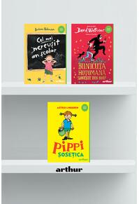 Pachet Funny (Bunicuţa hoţomană lovește din nou, Pippi Șosețica, Cel mai reușit an școlar)