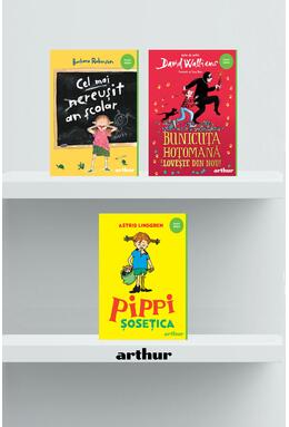 Pachet Funny (Bunicuţa hoţomană lovește din nou, Pippi Șosețica, Cel mai reușit an școlar)