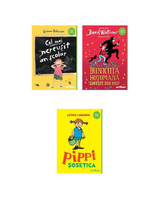 Pachet Funny (Bunicuţa hoţomană lovește din nou, Pippi Șosețica, Cel mai reușit an școlar) - gallery big 5