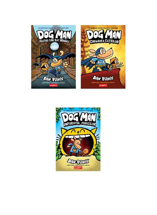 Pachet benzi desenate Dog Man (volumele 5-7) - gallery big 5