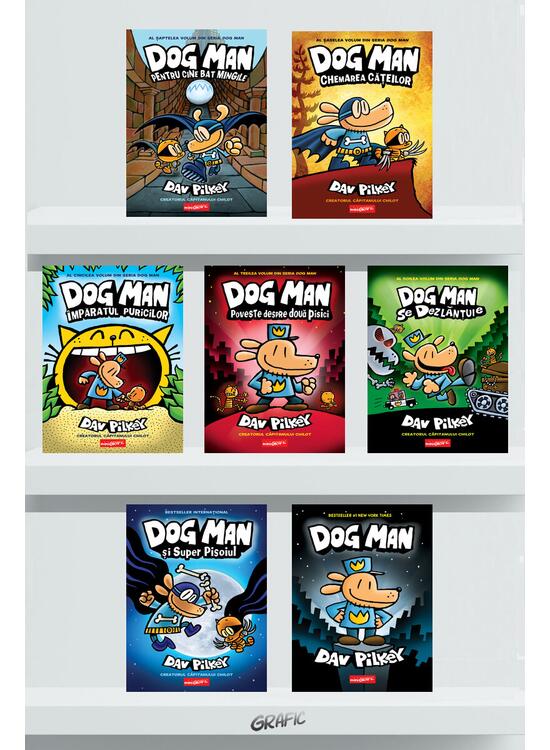 Pachet Dog Man bandă desenată (7 volume) - gallery big 1