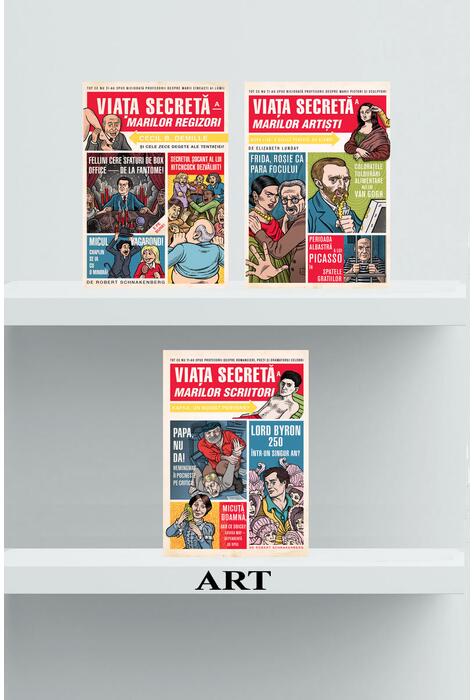 Pachet Viaţa secretă 3 volume (regizori, scriitori, artiști)