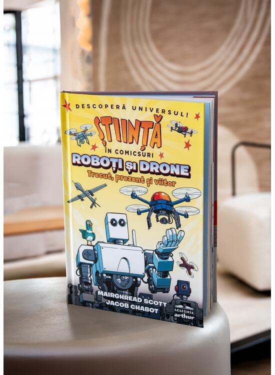 Roboţi şi drone. Trecut, prezent şi viitor (Știință în comicsuri) - gallery big 3