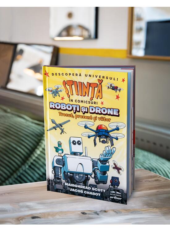 Roboţi şi drone. Trecut, prezent şi viitor (Știință în comicsuri) - gallery big 6