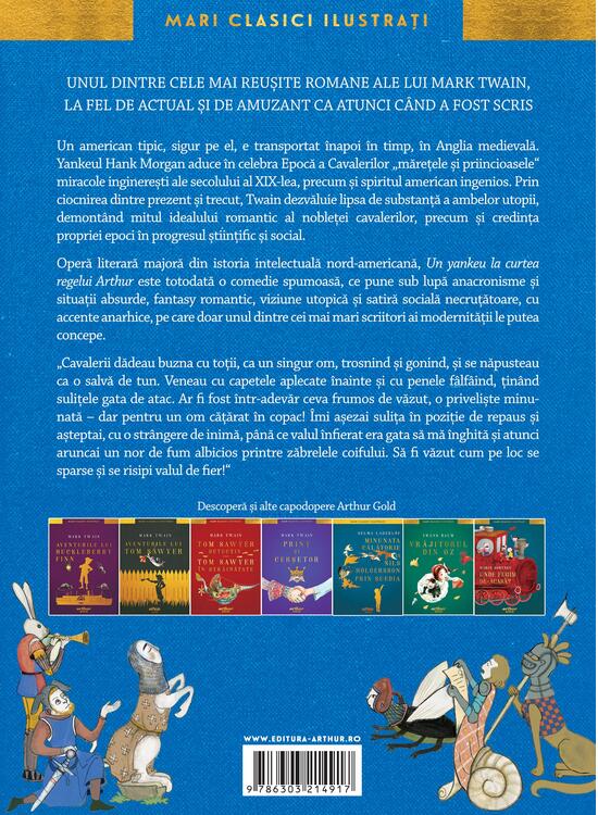 Un yankeu la curtea regelui Arthur. Ilustrat de Anca Smărăndache - gallery big 2