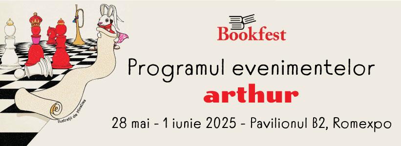 Programul evenimentelor Arthur la Bookfest 2025