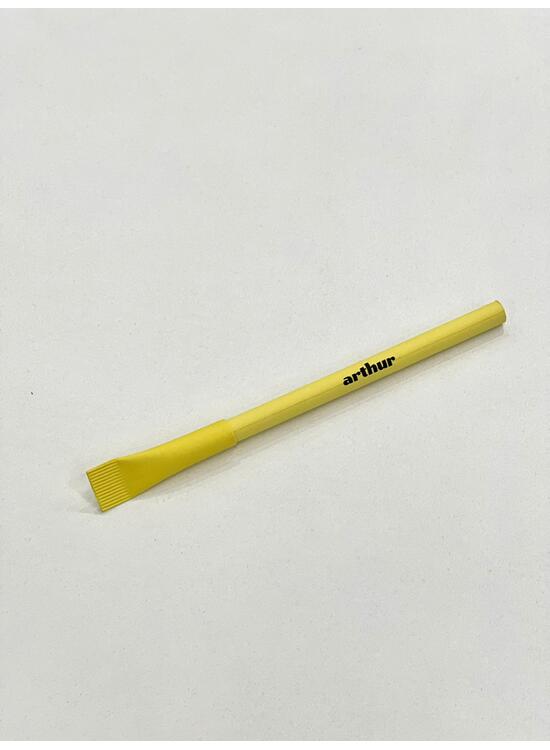 Pix din hârtie reciclată Arthur Classic Yellow - gallery big 1