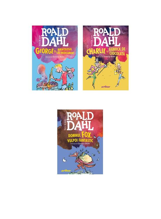 Pachet Roald Dahl format mic (Charlie și fabrica de ciocolată, George, Domnul Fox) - gallery big 5