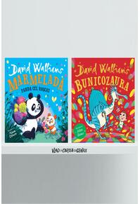Pachet D. Walliams (Bunicozaura, Marmeladă. Panda cel Roșcat)