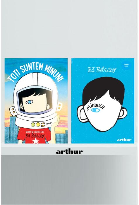 Pachet Minunea R.J. Palacio (romanul și albumul ilustrat)