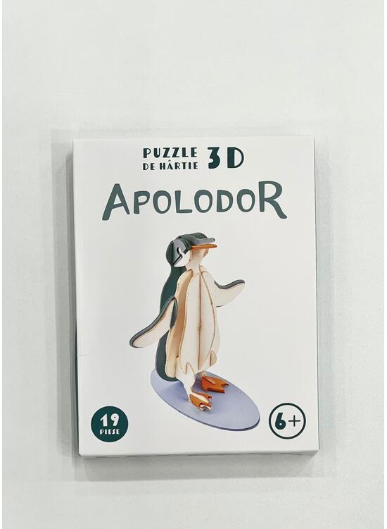 Puzzle 3D din hârtie: APOLODOR (19 piese) - gallery big 1