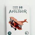 Puzzle 3D din hârtie: Avionul cu motor al lui APOLODOR (19 piese) - gallery small 