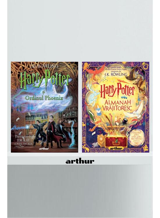 Pachet Harry Potter (Ordinul Phoenix ediție ilustrată, Almanah Vrăjitoresc) - gallery big 1