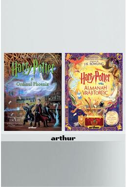 Pachet Harry Potter (Ordinul Phoenix ediție ilustrată, Almanah Vrăjitoresc)