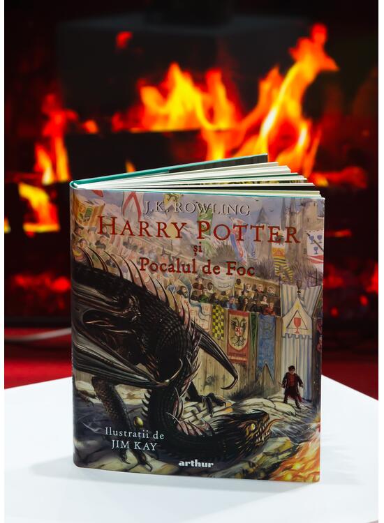 Pachet Harry Potter ediție ilustrată vol 4-5 (Pocalul de Foc , Ordinul Phoenix) - gallery big 3