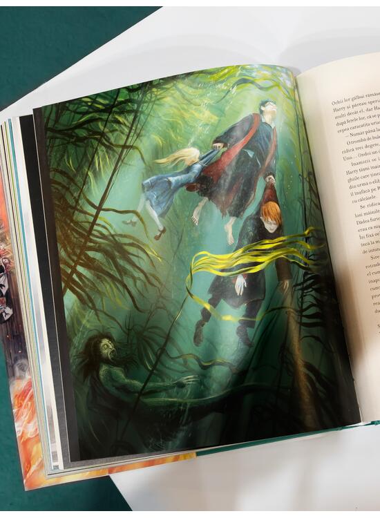 Pachet Harry Potter ediție ilustrată vol 4-5 (Pocalul de Foc , Ordinul Phoenix) - gallery big 4